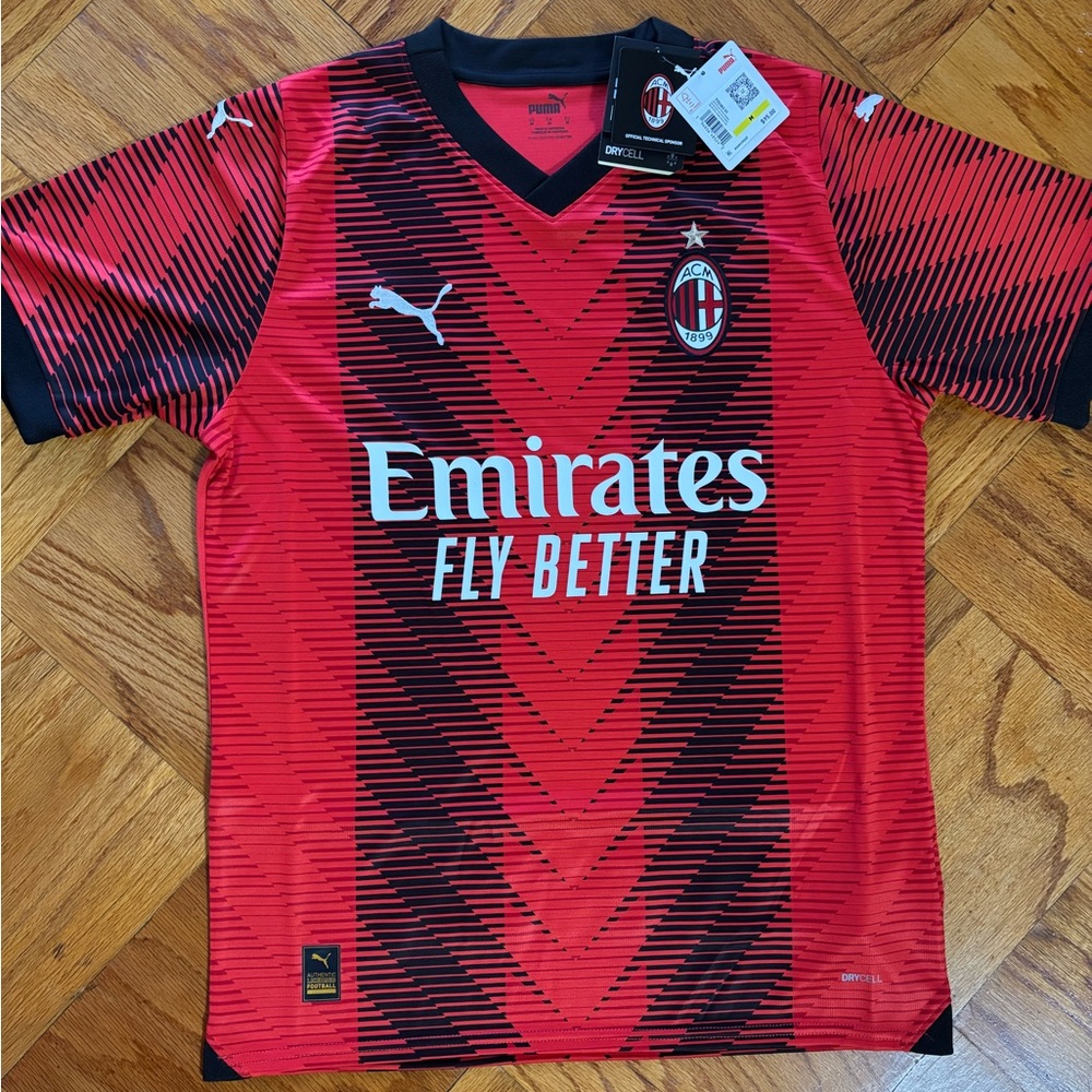 Puma AC Milan Red Soccer Jersey